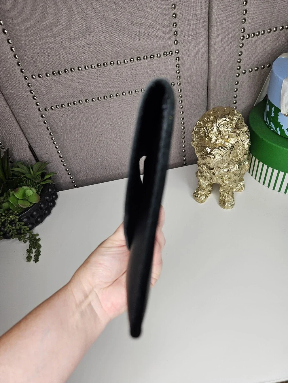 Portland Leather Goods Smooth Black Envelope
